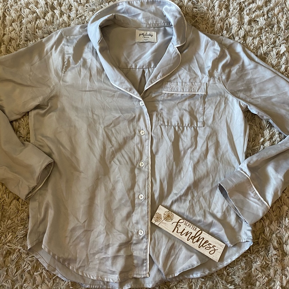 Satin sleep shirt